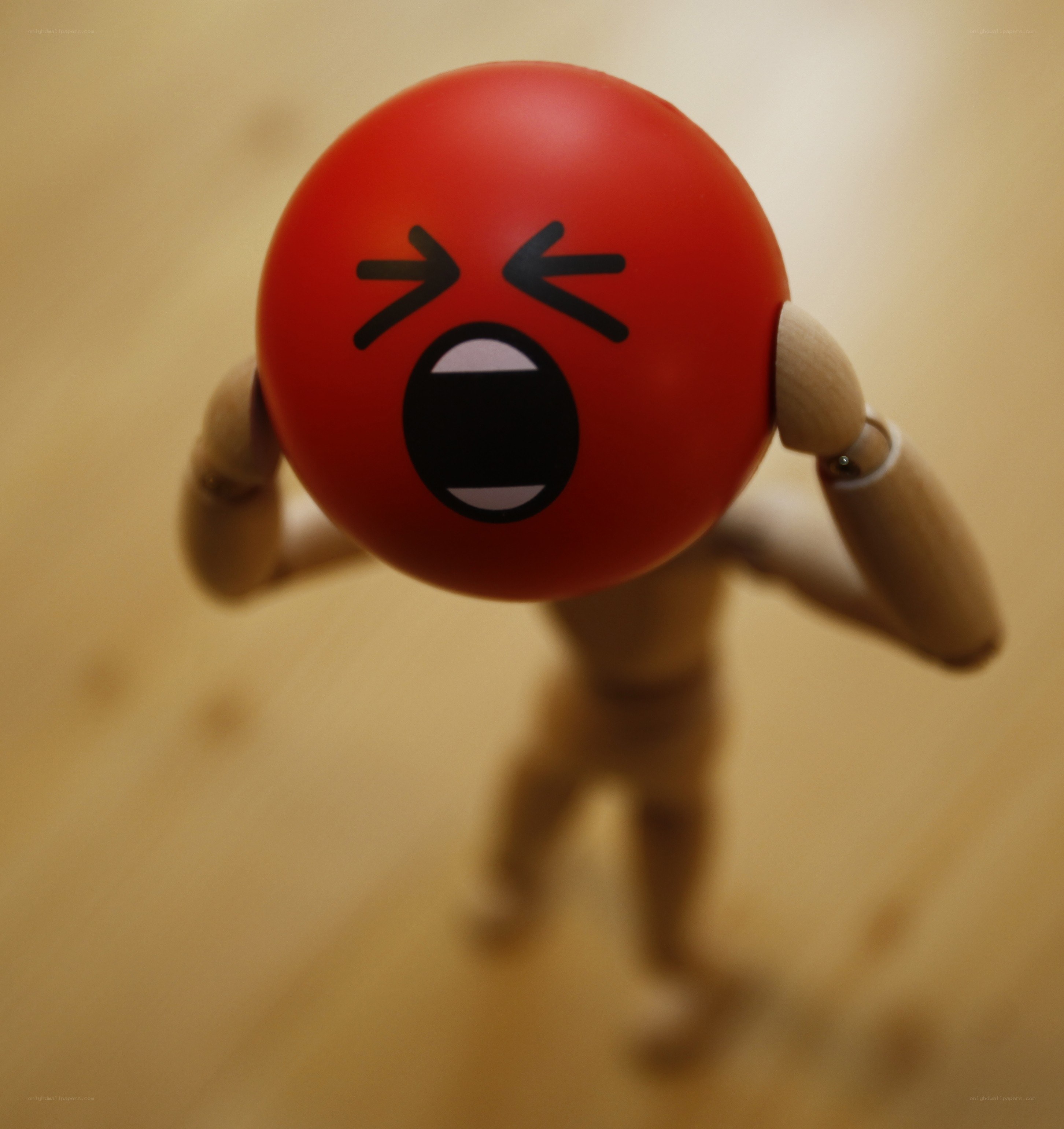 angry emoji figure