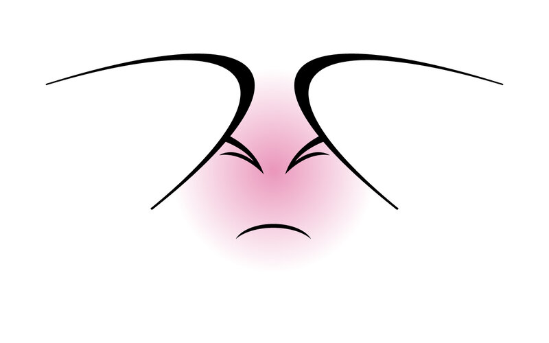 angry face expression