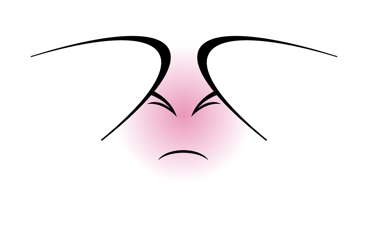 angry face expression