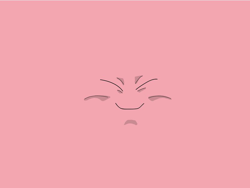 Angry Face Expression — Pink