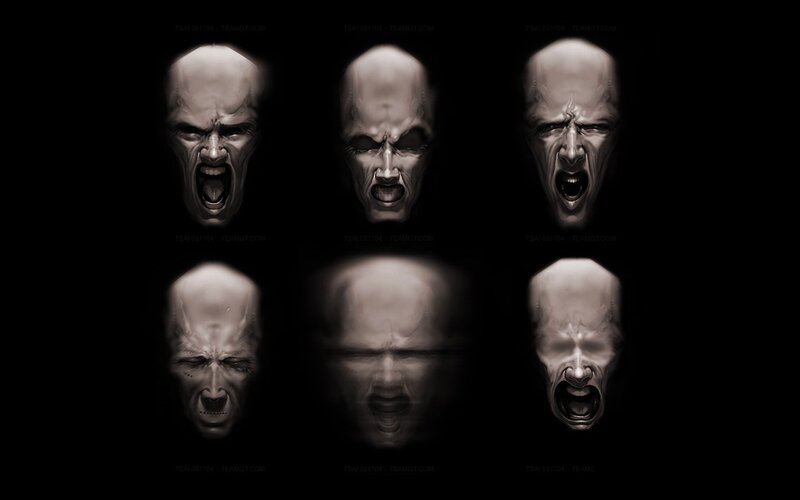 angry face expressions