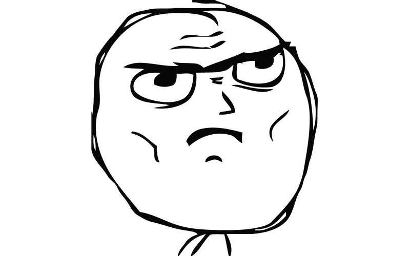 angry face meme