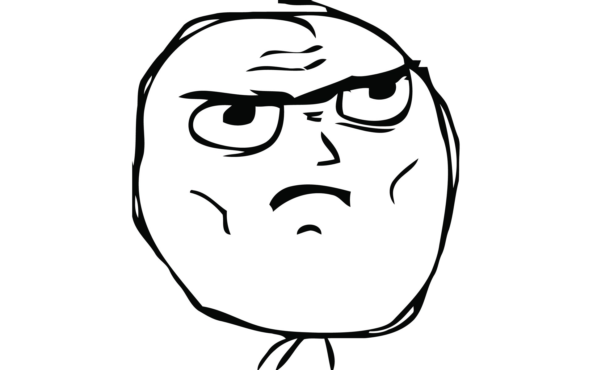 angry face meme