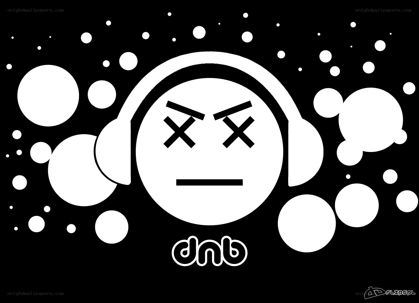 angry face with headphones