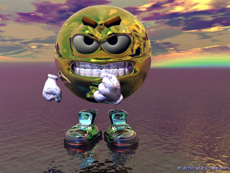 Angry Golden Emoji