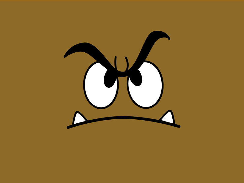 angry goomba face