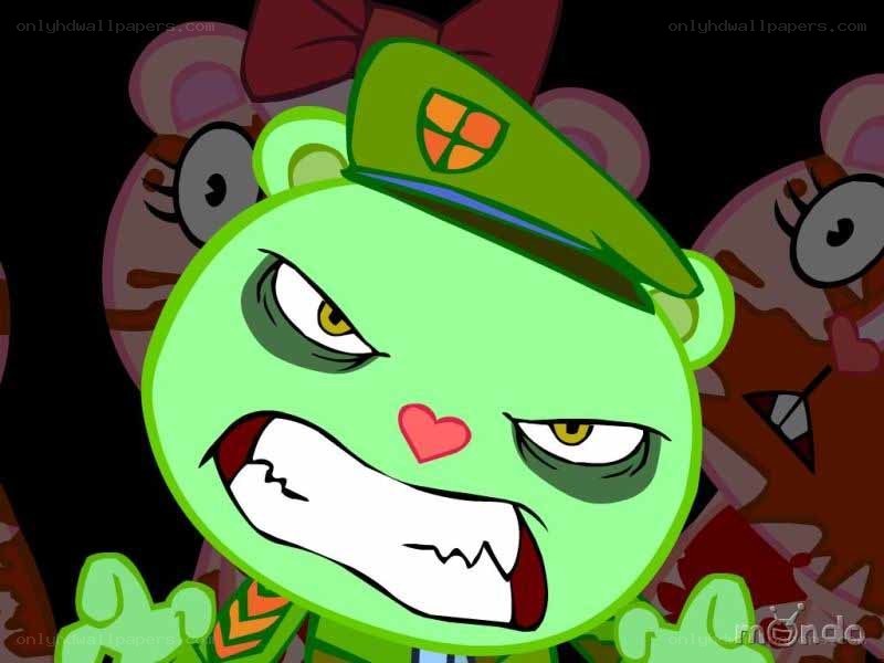 angry green cartoon character
