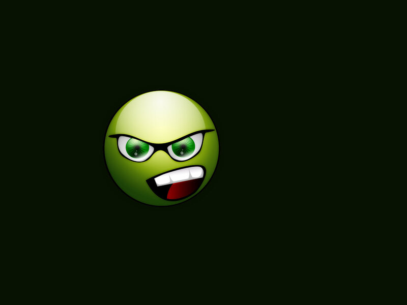Angry Green Emoji