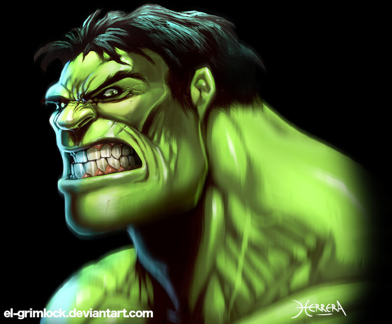 Angry Green Hulk