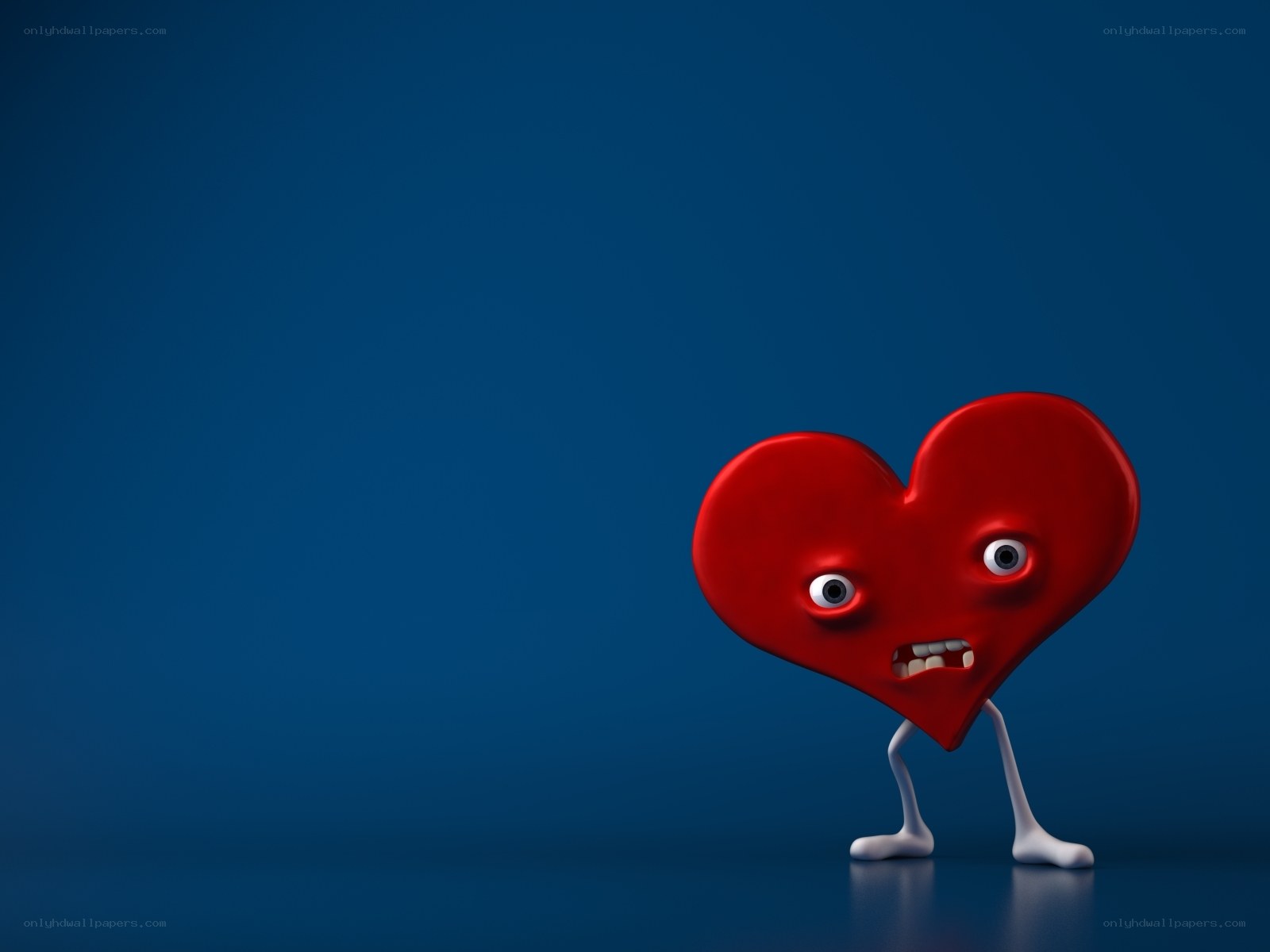 angry heart character