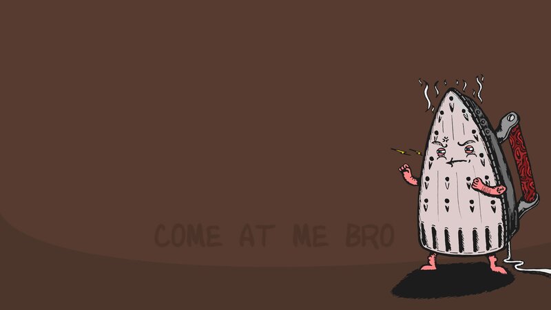 angry iron character
