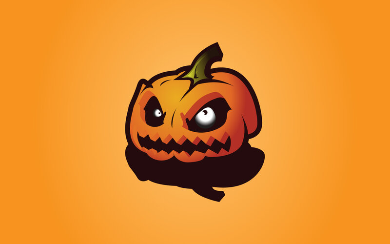 angry jack-o-lantern
