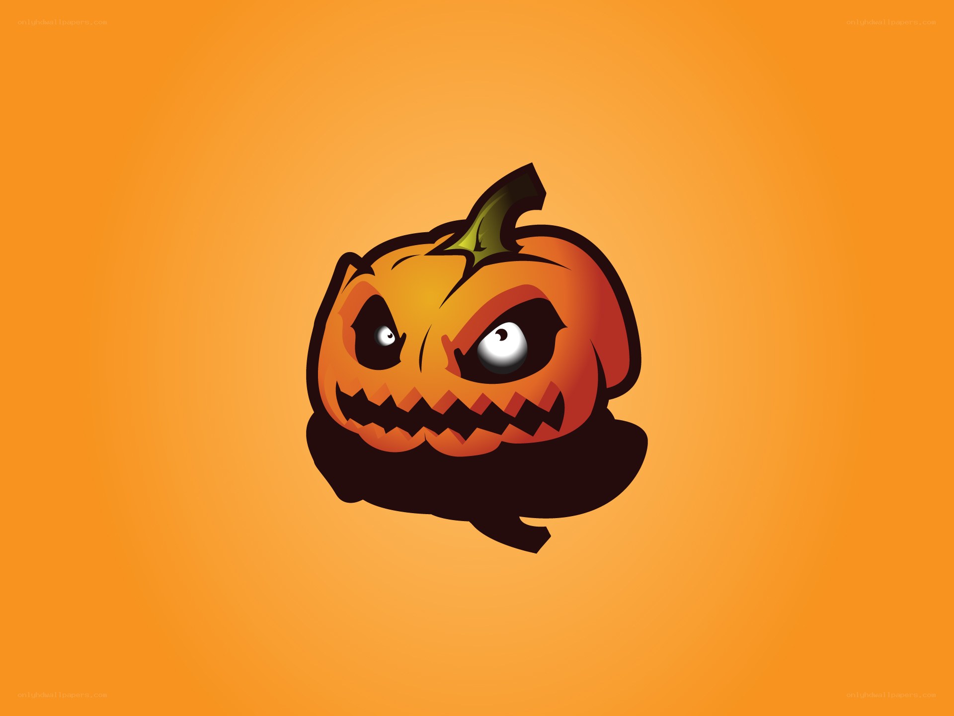 angry jack-o-lantern