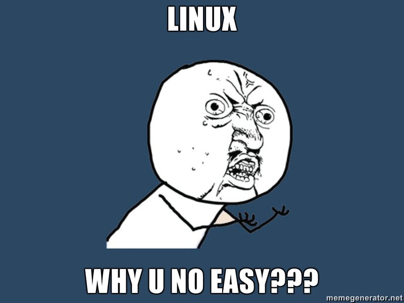 angry linux user meme