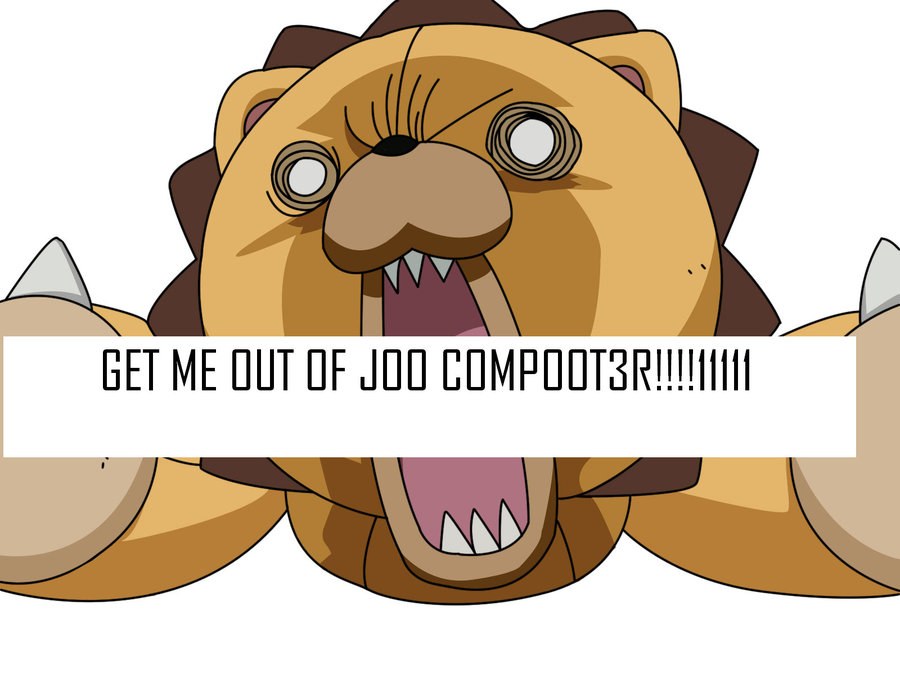 angry lion meme