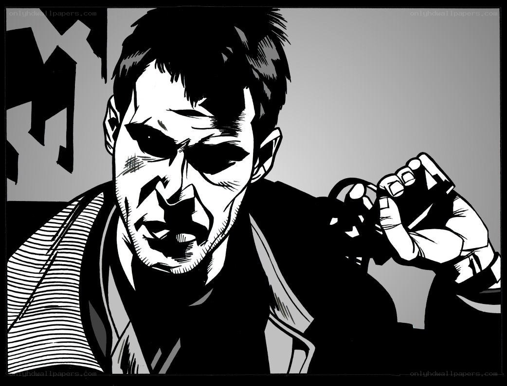 angry man holding gun