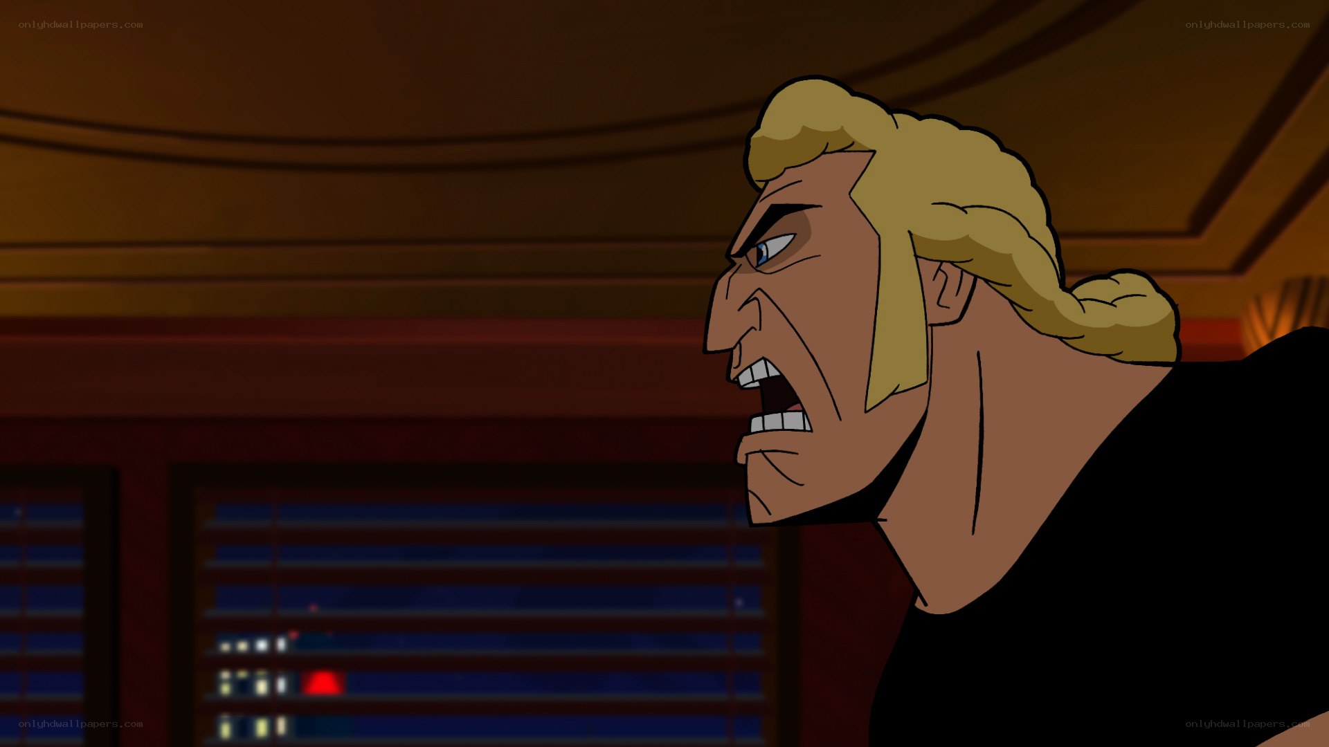 angry man in room