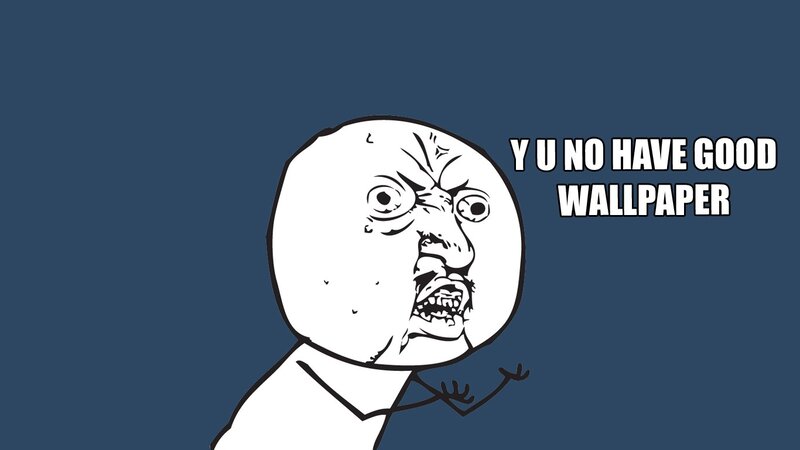 Angry Man Meme — Blue