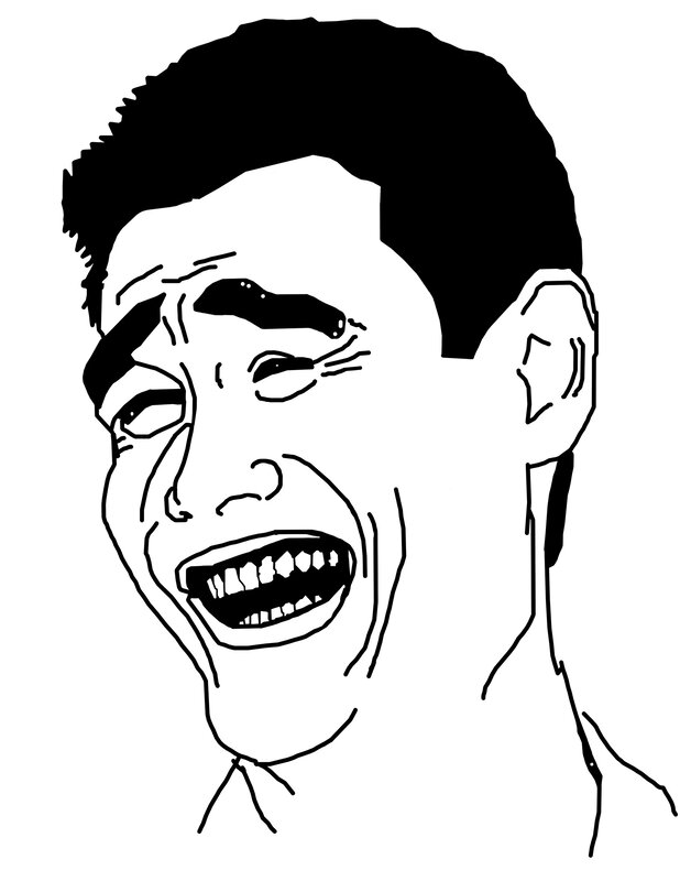 angry man meme face