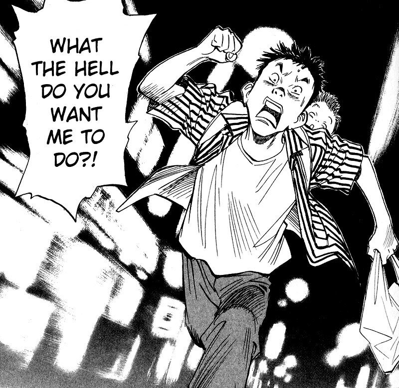 angry man shouting