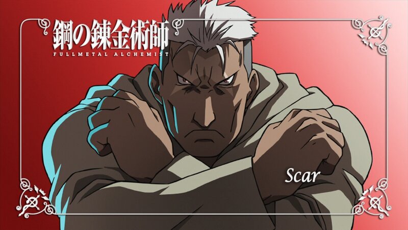 Angry Man with White Hair — Red