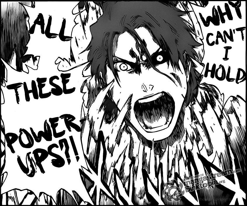 angry manga character screaming