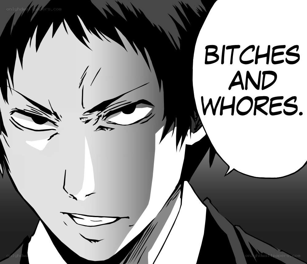 angry manga character