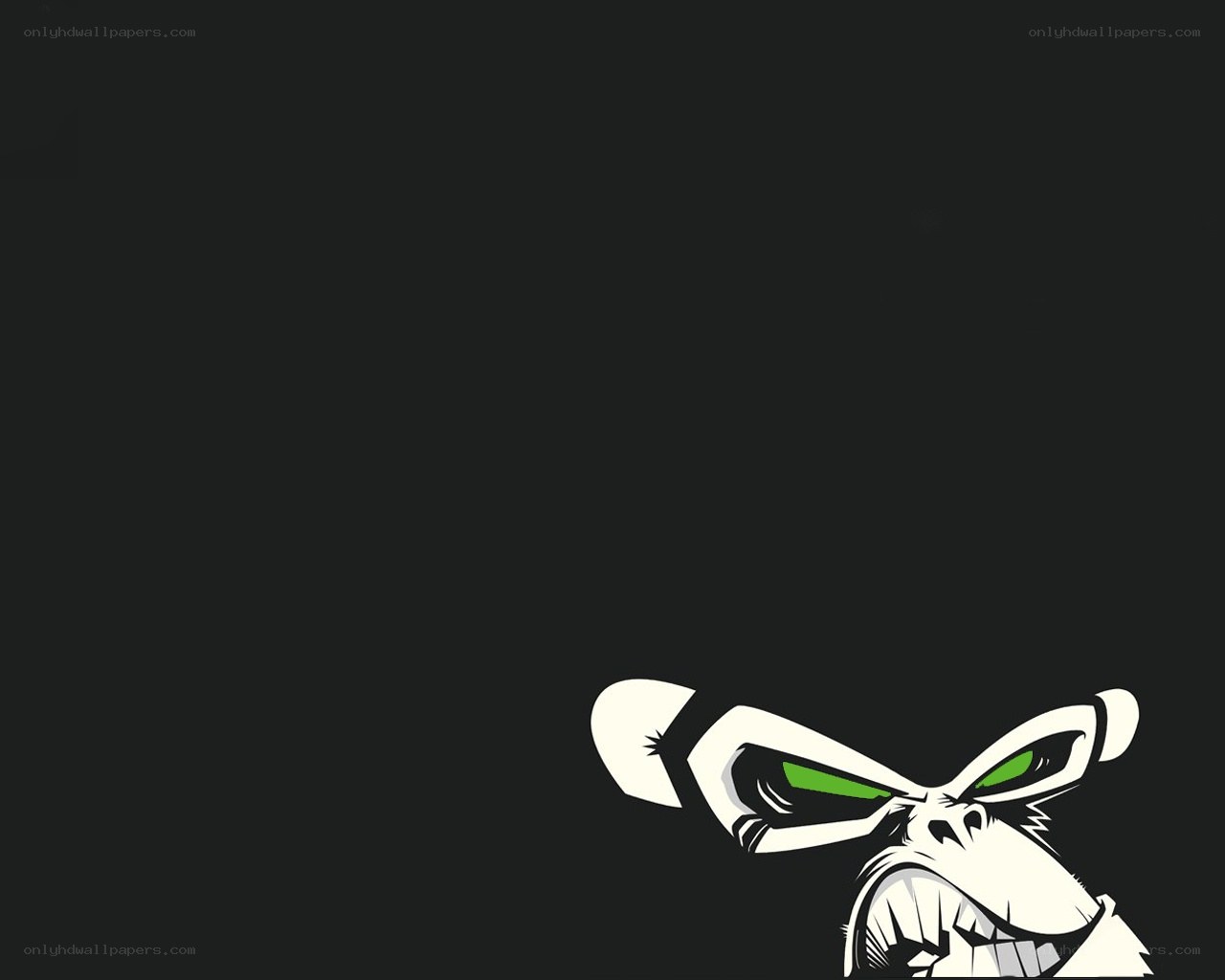 angry monkey character