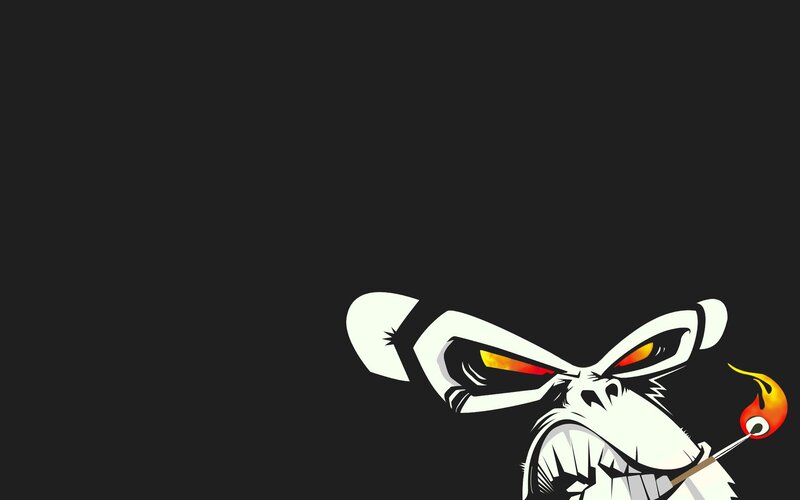 Angry Monkey with Match
