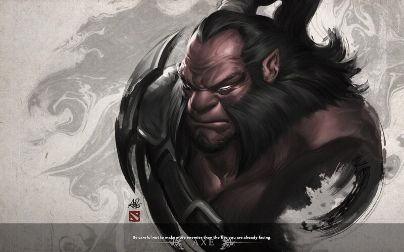 Angry Orc Warrior — Black