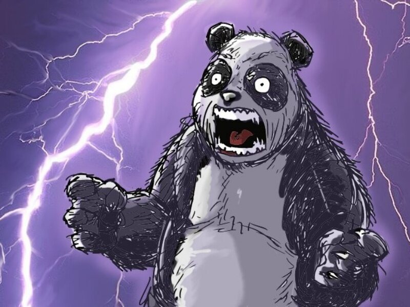 Angry Panda Bear