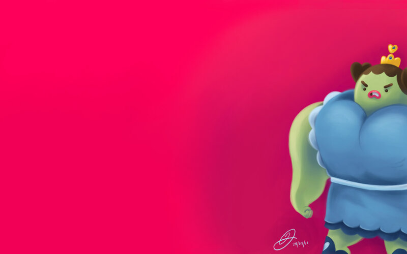 angry princess character