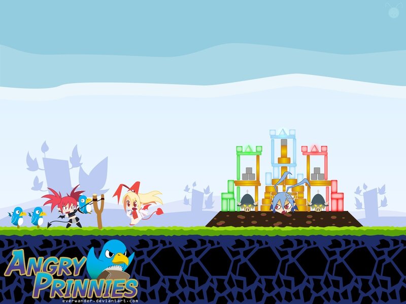 Angry Prinnies game scene