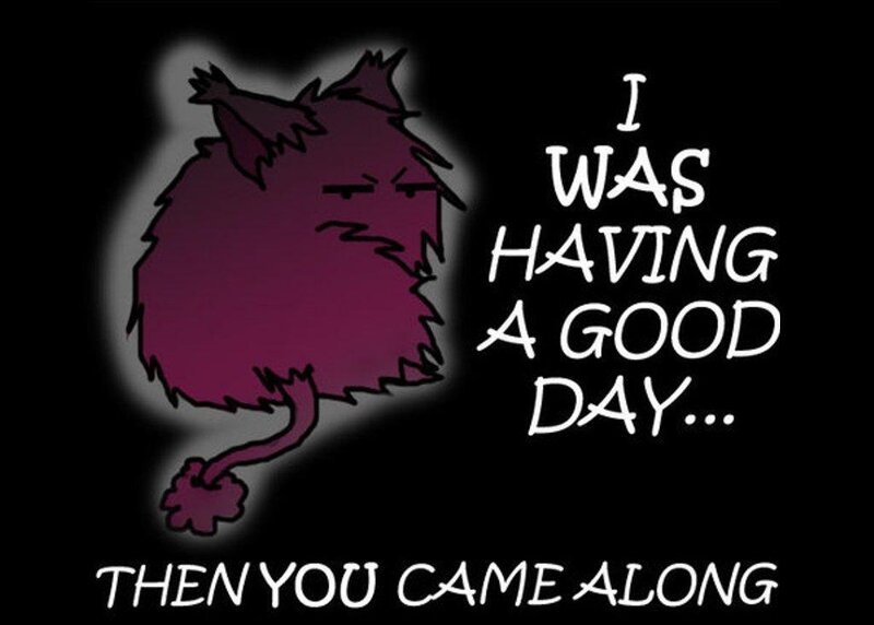 angry purple creature meme
