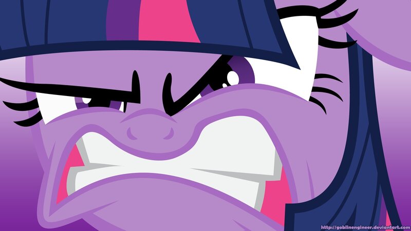 Angry Purple Pony