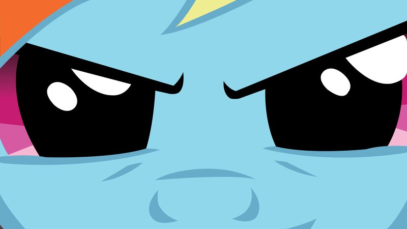 angry rainbow dash eyes