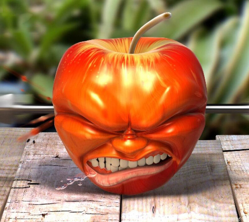 Angry Red Apple