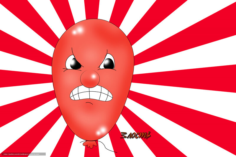 angry red balloon