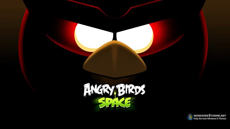 Angry Red Bird — Black, Dramatic