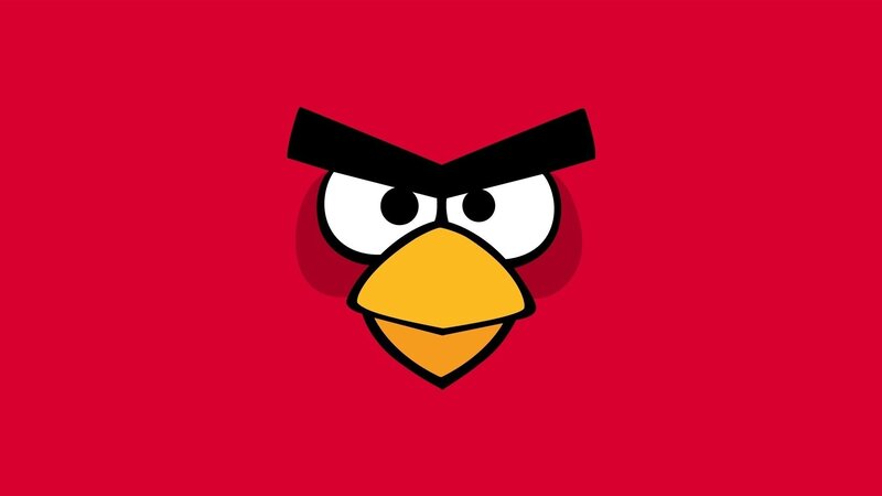Angry Red Bird — Vector Art