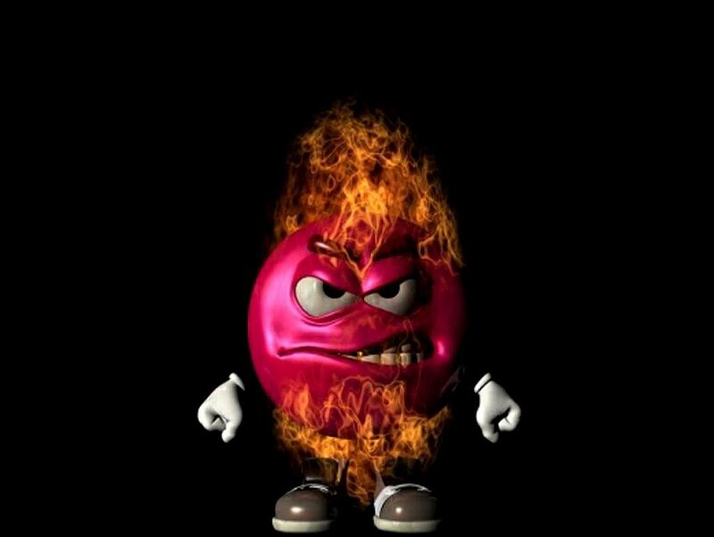 Angry Red Character — Aggressive