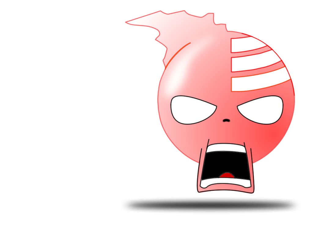 angry red character head