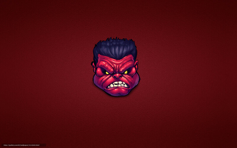 angry red character head