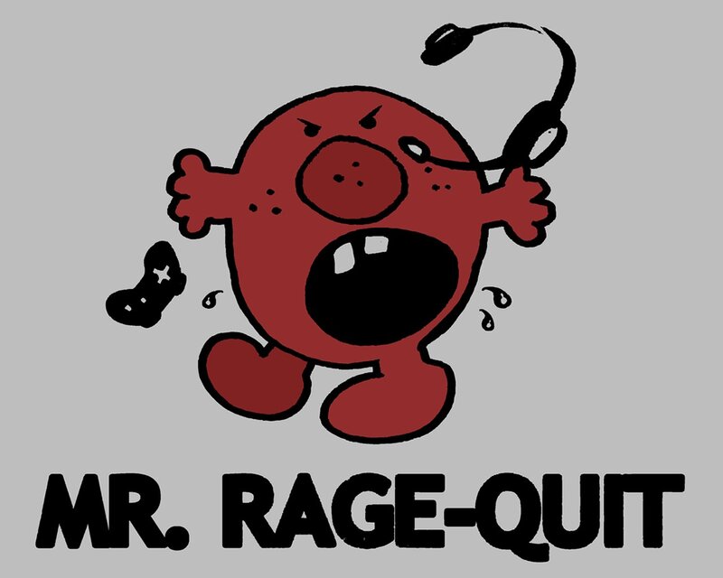 Angry Red Character — Illustration