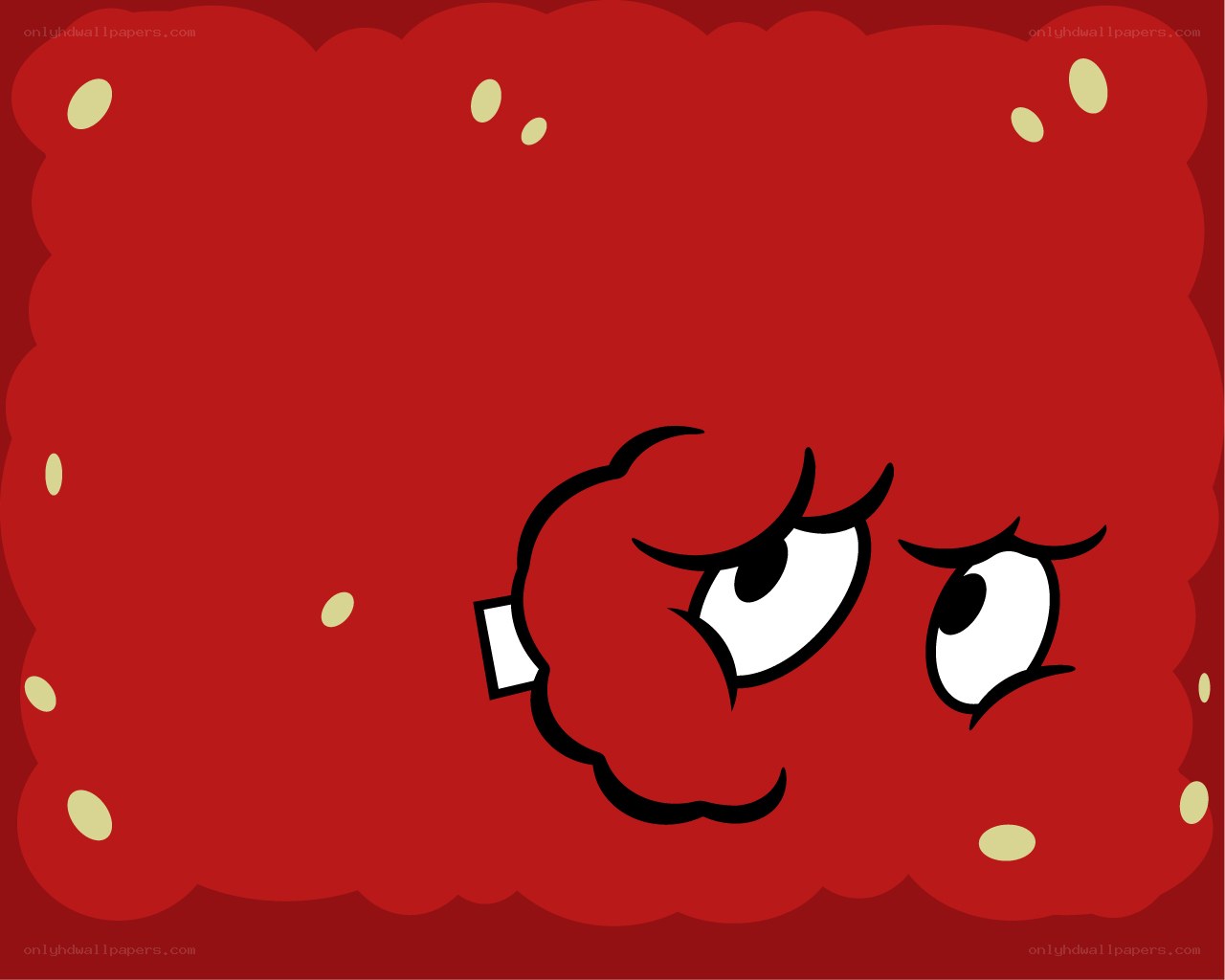 angry red character
