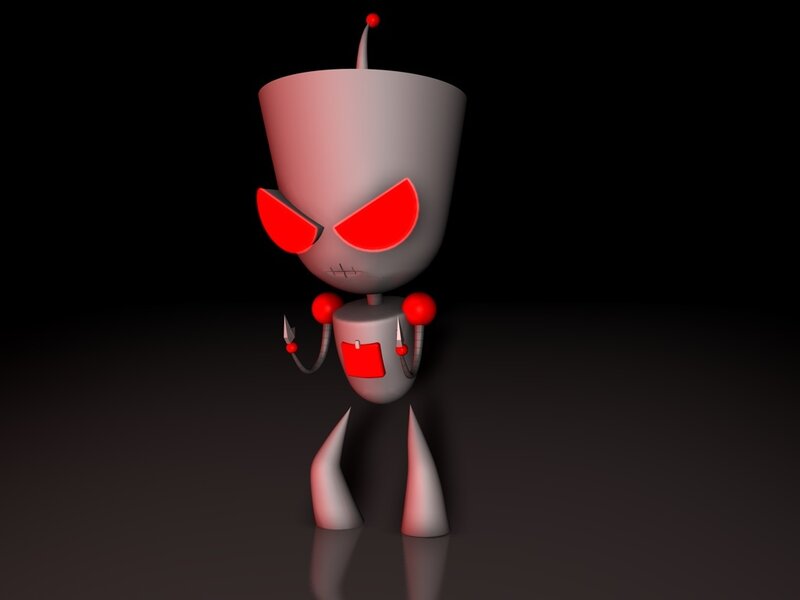 angry robot character