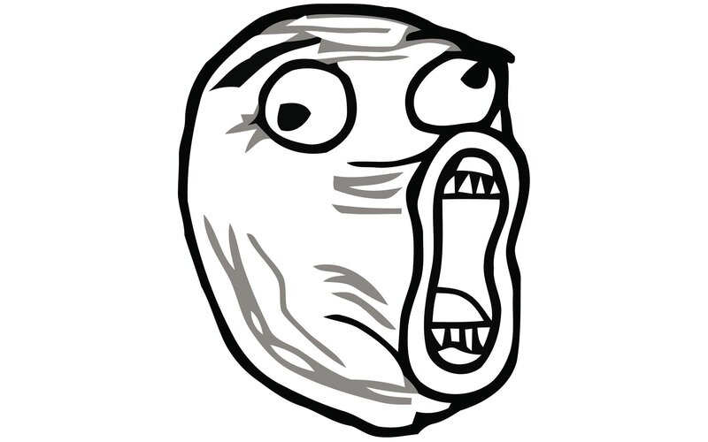 angry screaming face meme