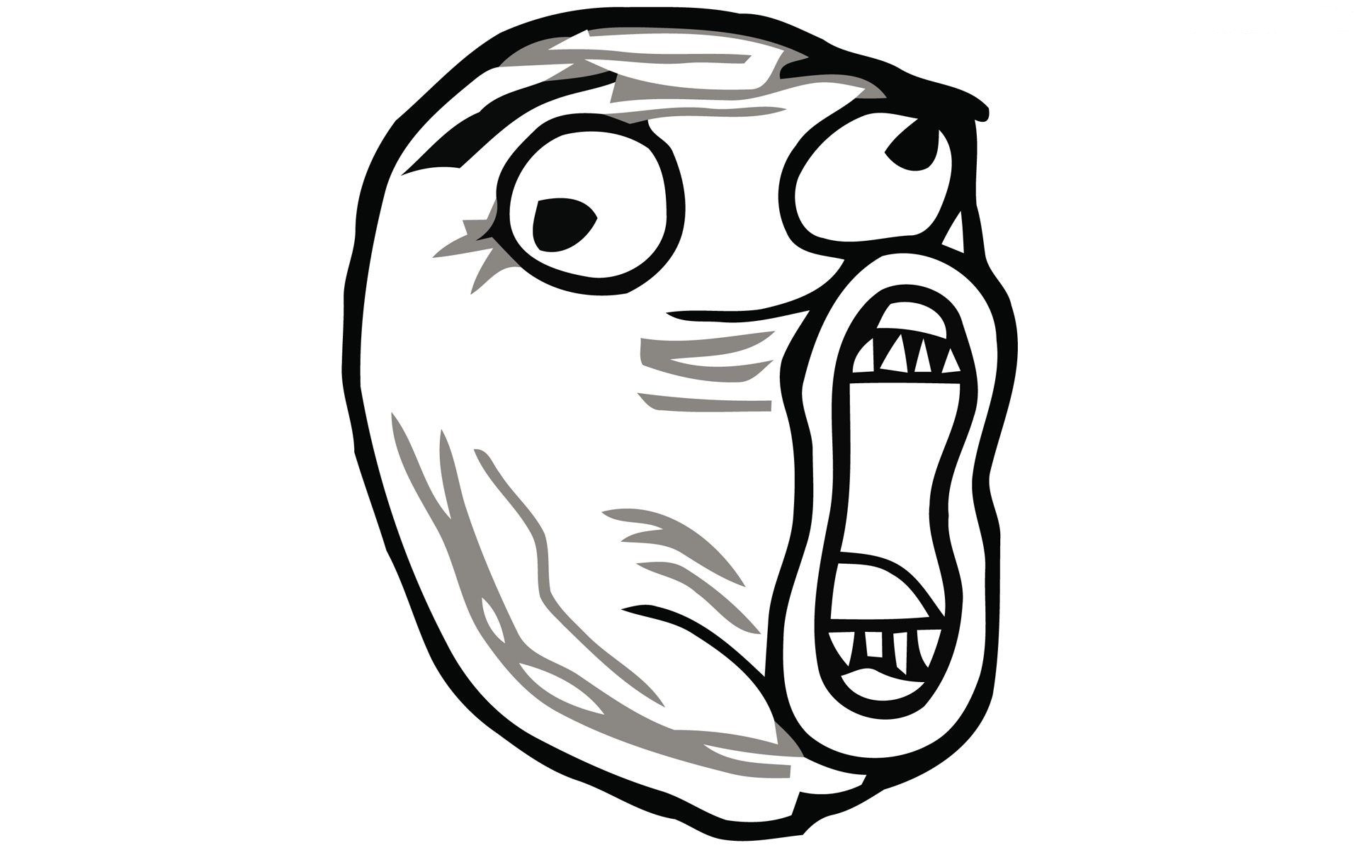 angry screaming face meme