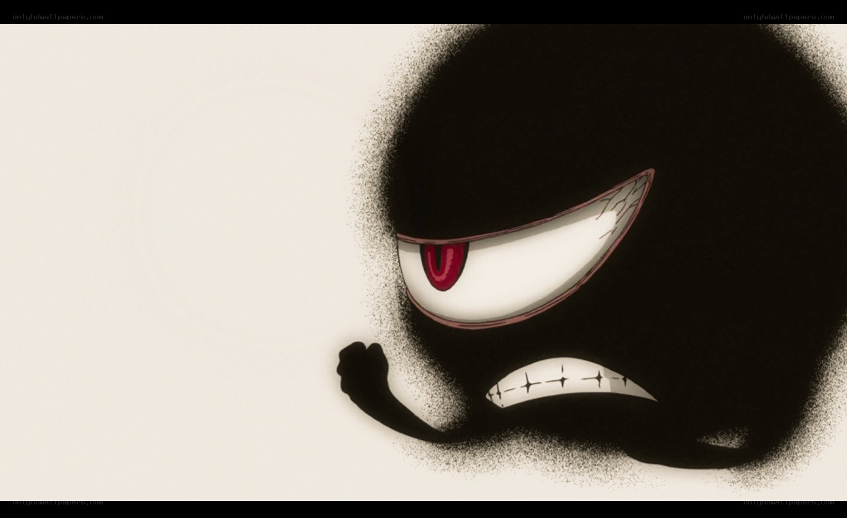 angry shadow creature