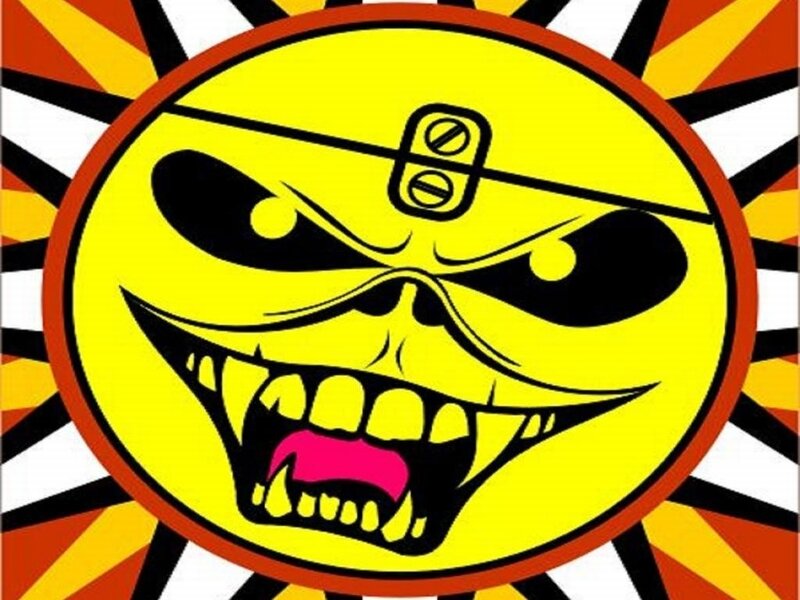 Angry Skull Face